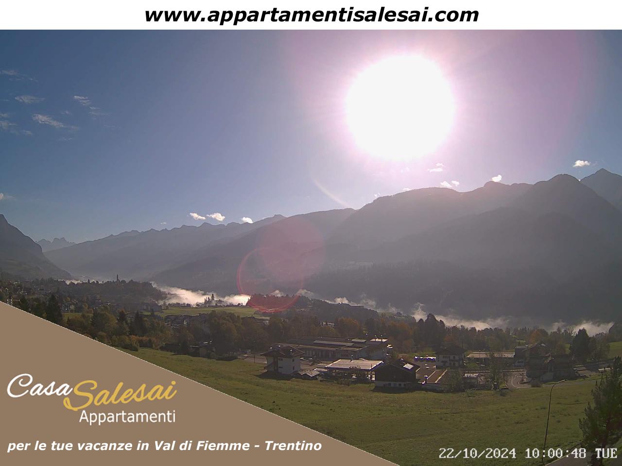 Webcam Appartamenti Salesai Carano Ville di Fiemme